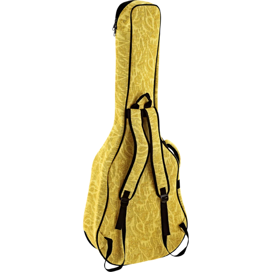OGBCL-SUJ Jean Color Bags – Funda Acolchada para Guitarra Clásica Tamaño Completo Color Yellow Denim