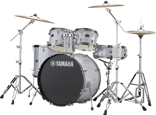 RDP2F5 PB Batería acústica Rydeen, Plateado brillante Bombo 22
