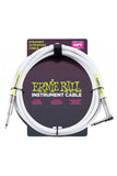 ERNIE 6049  Cable para Instrumento 3.5 m, Recto a Angular, Blanco