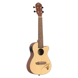 RU5CE  Ukulele Concert–Ortega Bonfire Series – Spruce & Sapele Natural