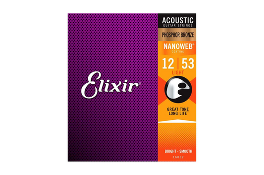 16052 Set de Cuerdas para Guitarra Acústicas Phosphor Bronze 0 12-053 LIGHT