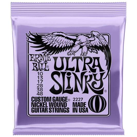 ERNIE 2227 Set de Cuerdas para Guitarra Electrica Ultra Slinky GTR 10-48