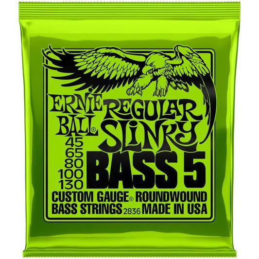 ERNIE 2836 Set de Cuerdas para Bajo 5-STRING SLINKY