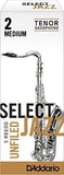 RRS05TSX2M-01 Caña individual Rico Unfiled Medium 2 Select Jazz para saxofón Tenor