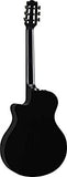 NTX1 BL Guitarra electroacústica negra cuerdas de nylon