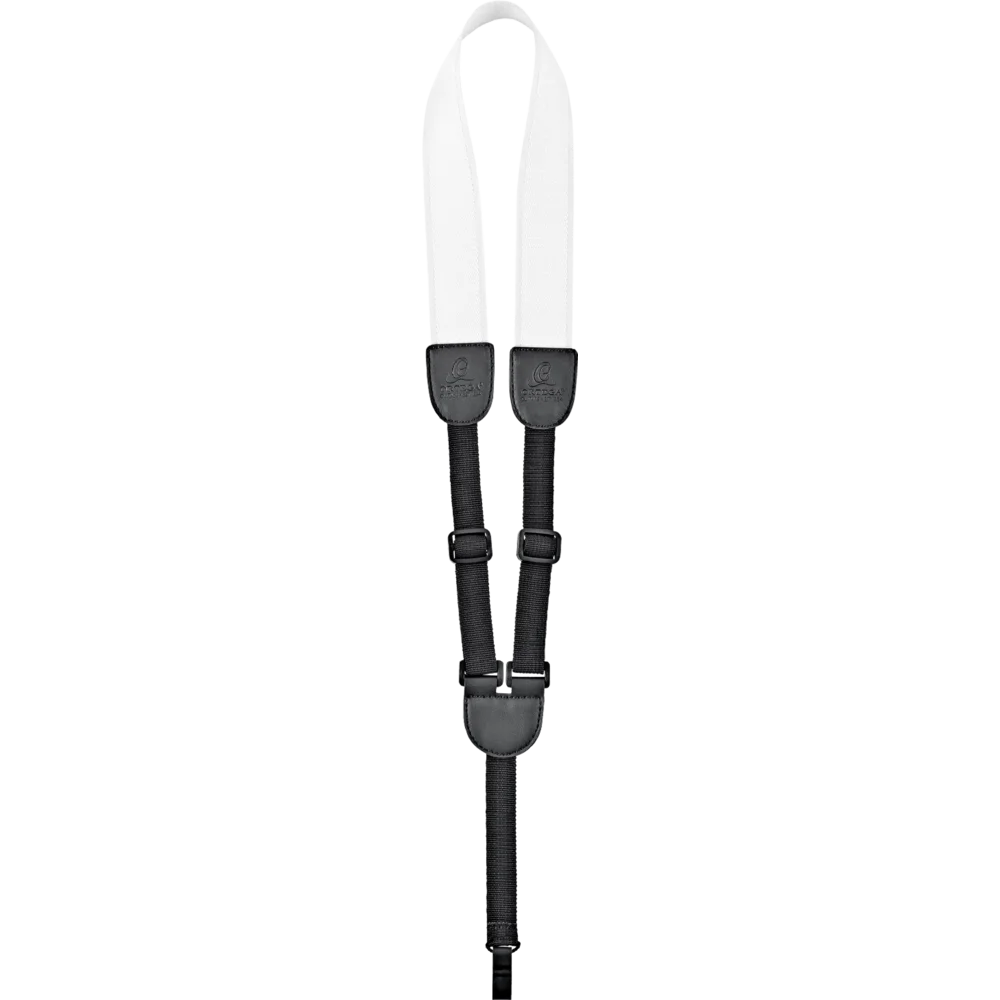 OUSHK-WH  Correa de Nylon para Ukulele con Gancho de Soporte, Blanca