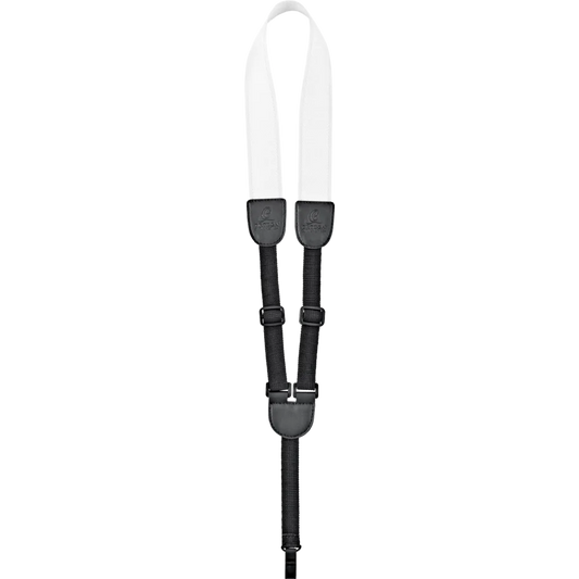 OUSHK-WH  Correa de Nylon para Ukulele con Gancho de Soporte, Blanca