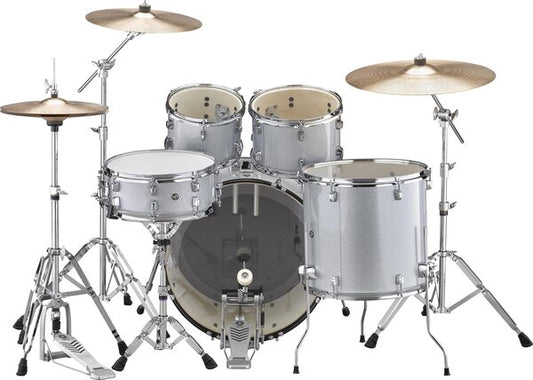 RDP2F5 PB Batería acústica Rydeen, Plateado brillante Bombo 22