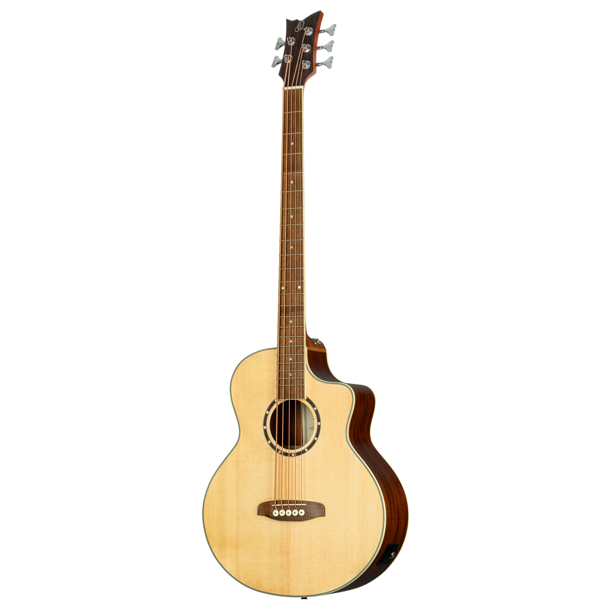 D7CE-5  Bass Deep Series 7 – Bajo Acústico Electroacústico de 5 Cuerdas Medium Scale con Tapa de Abeto y Caoba Natural