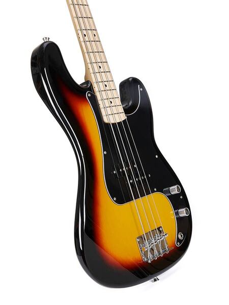 SBM2/3TS-BA1565 Set de Bajo Eléctrico 3 Tone Sunburst con amplificador 15 Watts