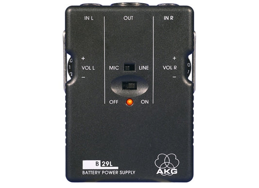 B29L  Fuente de Alimentación Phantom Portátil para Micrófonos Mini-XLR
