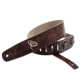 OSSU-20  Suede Leather Straps – Correa Premium para Guitarra en Cuero y Gamuza Color Peat