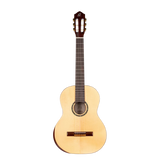 R55DLX Student Series Pro – Guitarra Clasica Tamaño Completo con Tapa Sólida de Abeto Engelmann y Reposabrazos Ergonómico