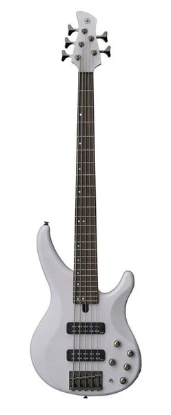 TRBX505 TWH Bajo eléctrico de 5 cuerdas, color blanco