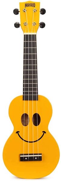 U-SMILE YW Ukelele soprano SMILEY SERIES, Amarillo