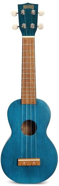 MK1TBU Ukulele Soprano KAHIKO, Azul traslúcido