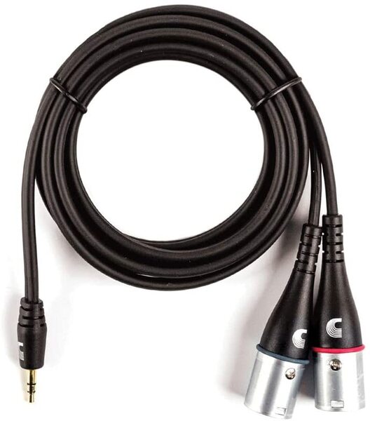 PW-MPXLR-06 Cable 6' adaptador en 'Y' de 1/8 stereo macho a XLRM Dual macho