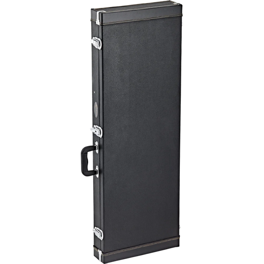 OEGCSTD Economy Cases – Estuche Rígido Rectangular para Guitarra Eléctrica con Interior Acolchado Negro
