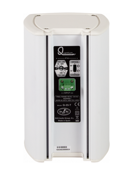 Q-23-TW Bocina pasiva QUANTUM, 2 X 3", Blanca