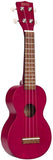 MK1TRD Ukuleles Soprano, Rojo traslúcido