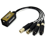 CATDUSA CT-MF Ethercon  4 COMBO XLR