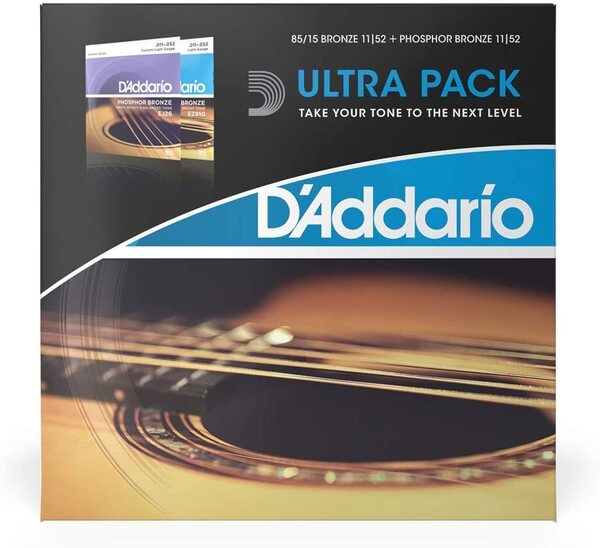 EZ910-EJ26 Oferta de dos set cuerdas para guitarra acústica