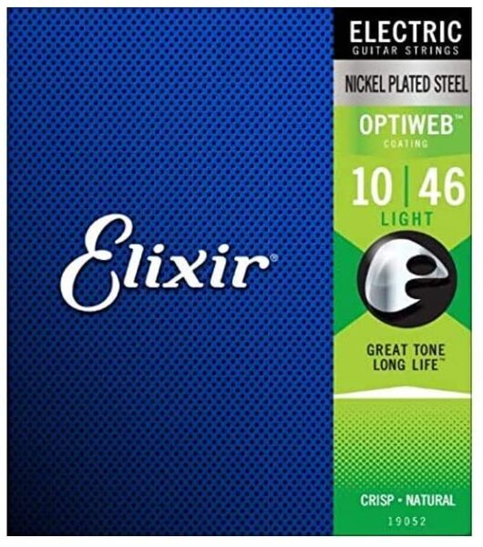 19052 Set de cuerdas para guitarra eléctrica OPTIWEB, ligera