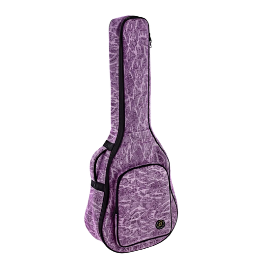OGBAC-DN-PUJ Jean Color Bags – Funda Acolchada para Guitarra Acústica Dreadnought Color Purple Denim