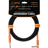 OECI-10 Economy Series – Cable para Instrumento de 10 ft (3 m) Jack Recto a Jack en Ángulo Orange/Black