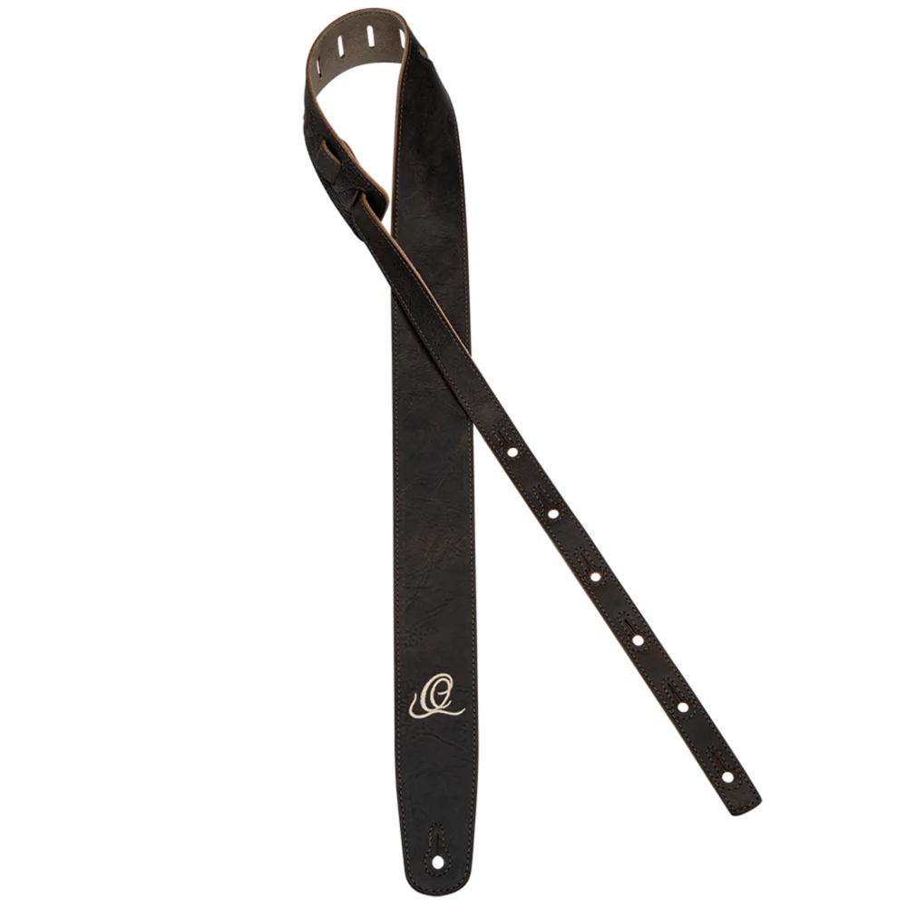 Suede Leather Straps – Correa Premium para Guitarra en Cuero y Gamuza Color Patina Bronze