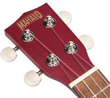 MK1TRD Ukuleles Soprano, Rojo traslúcido