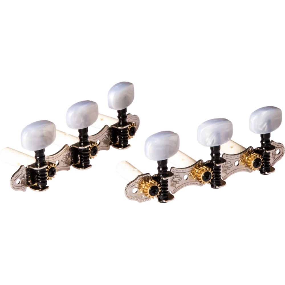 OTM-FAMILYNT  Clavijeros para Guitarra Family Series Chrome/White