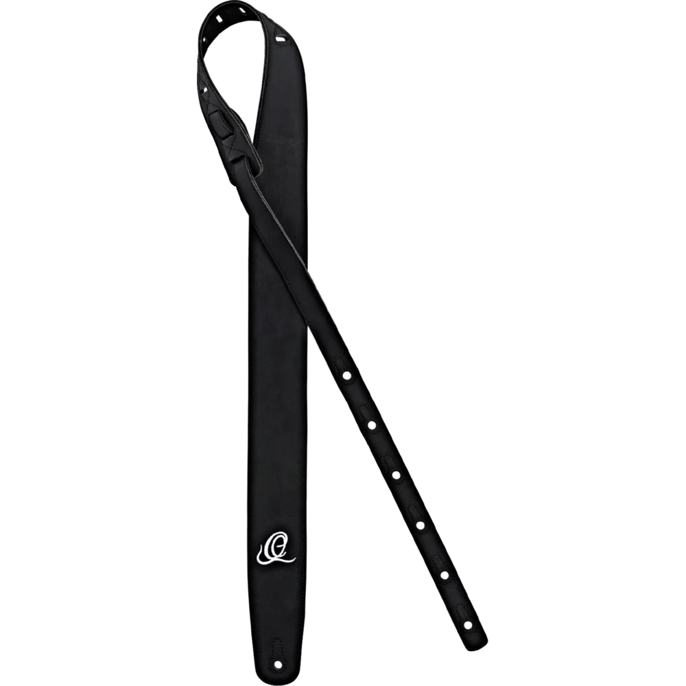 OSVG-BK  Vegan Series – Correa para Guitarra en PVC Color Negro Ecológica y Libre de Ftalatos