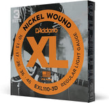 EXL110-3D Juego de 3 sets de cuerdas EXL110