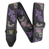 ERNIE 5364 Correa para Guitarra Jacquard Purple Paisley