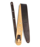 4101-25 Taylor 2.5 Leather Guitar Strap – Chocolate Brown