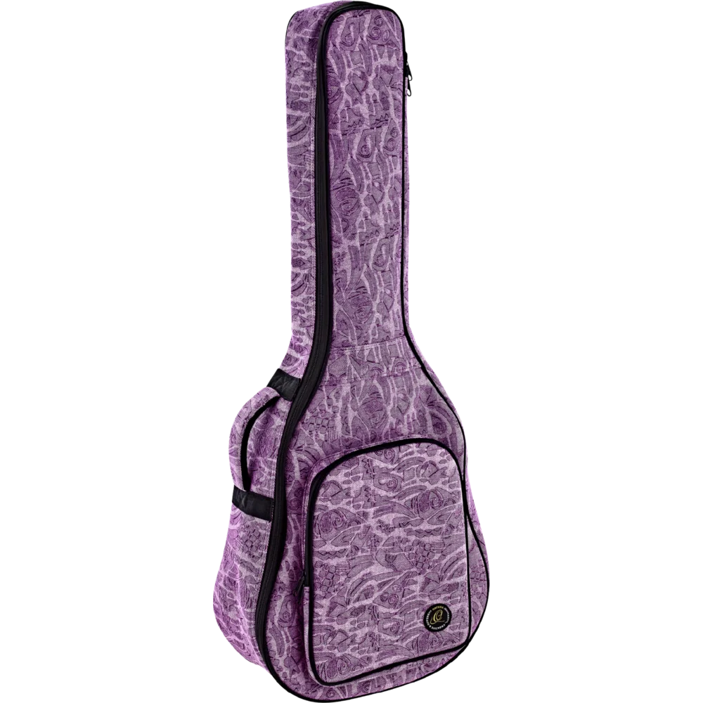 OGBCL-PUJ  OGBCL-PUJ Jean Color Bags – Funda Acolchada para Guitarra Clásica Tamaño Completo Color Purple Denim