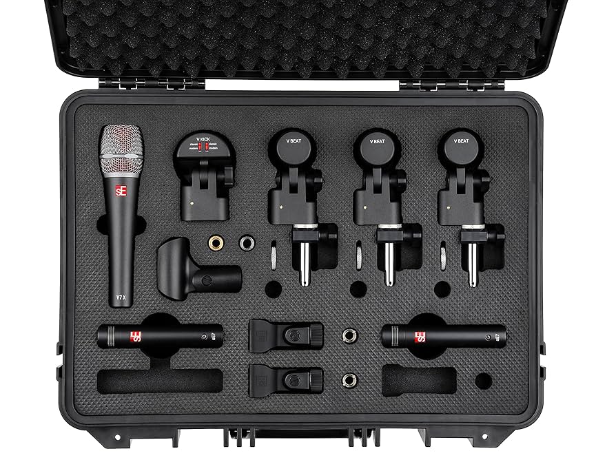 V-PACK CLUB STANDARD – Kit de micrófonos profesional para batería 6 Piezas