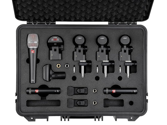 V-PACK CLUB STANDARD – Kit de micrófonos profesional para batería 6 Piezas