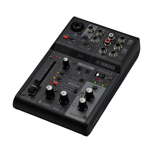 AG03MK2 Mezclador de Streaming USB de 3 Canales con Interfaz de Audio USB para Streaming
