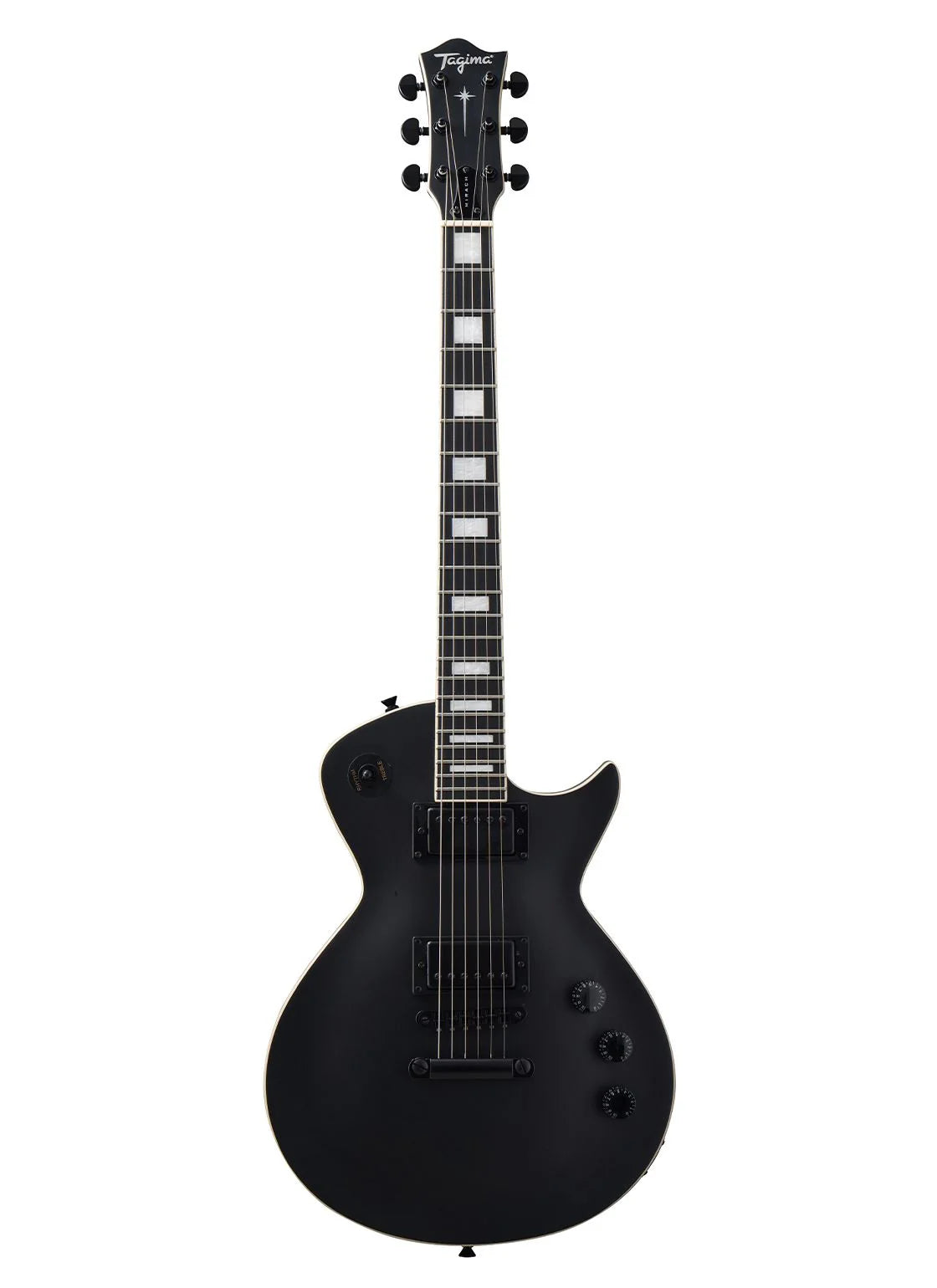 ALMACH BKS Guitarra Eléctrica de Doble Humbucker de color Negro