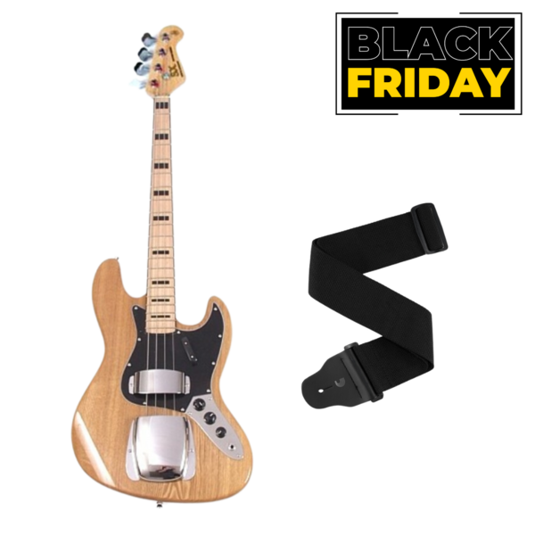 Combo Black Friday Bajo Eléctrico con Strap