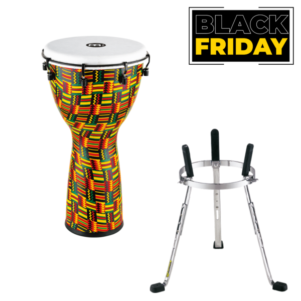 Combo Black Friday Djembe Alpine series 12 con stand