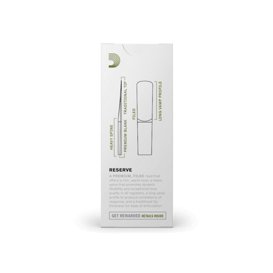 DKR0530-01 Caña individual Reserve para saxofón Tenor 3.0