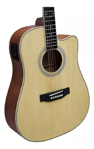 SD104CE Guitarra Electroacústica Dreadnought  Cutaway Natural