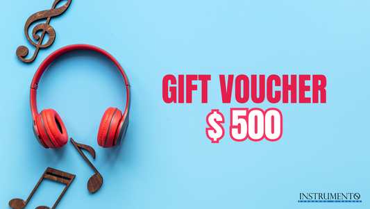 Tarjeta de regalo canjeable $500 en Instrumentos Fernando Giraldez