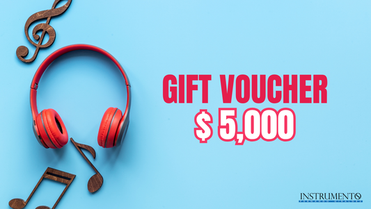 Tarjeta de regalo canjeable $5,000 en Instrumentos Fernando Giraldez