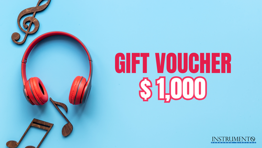 Tarjeta de regalo canjeable $1,000 en Instrumentos Fernando Giraldez