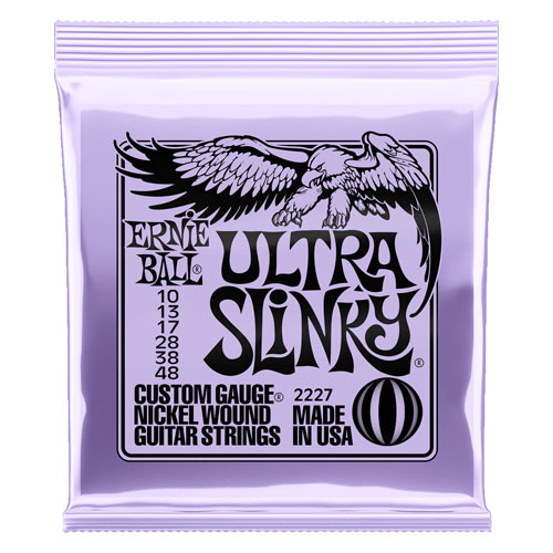 ERNIE 2227 Set de Cuerdas para Guitarra Electrica Ultra Slinky GTR 10-48
