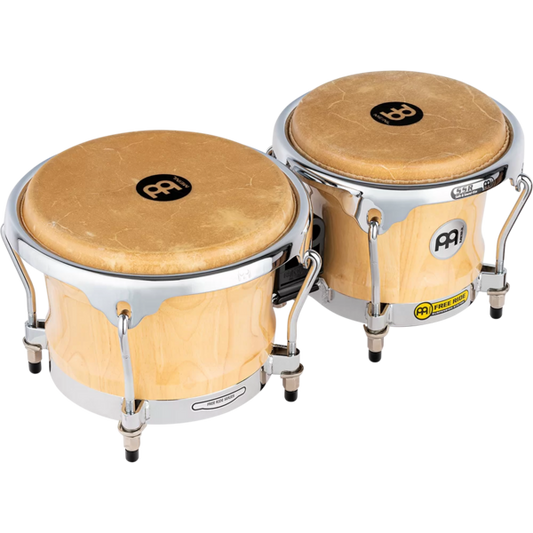 FWB400NT Bongo de madera de color natural